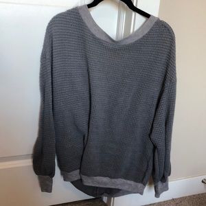 Dry Goods Open Back Sweater